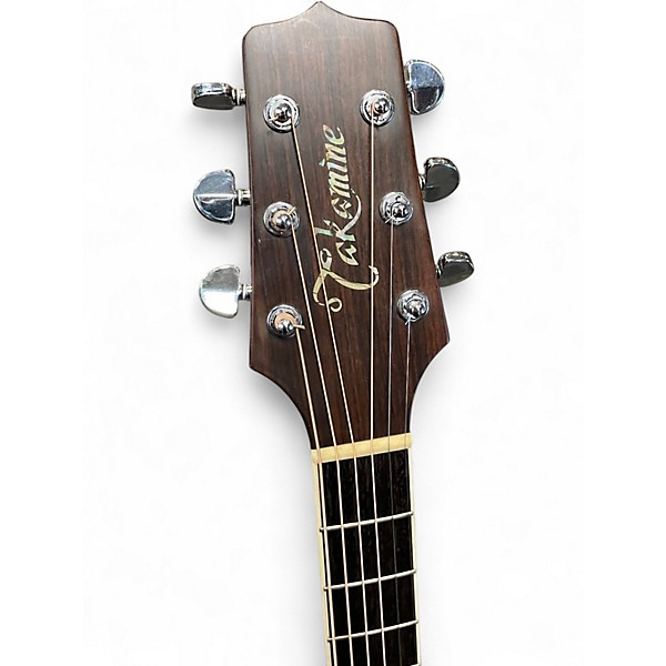 Used Takamine EF360S Natural Acoustic Electric Guitar