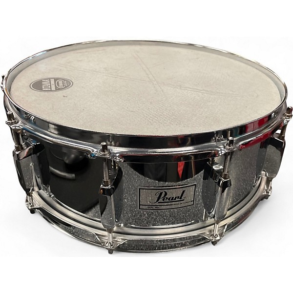 Used Pearl 14X5 Steel Snare Chrome Drum