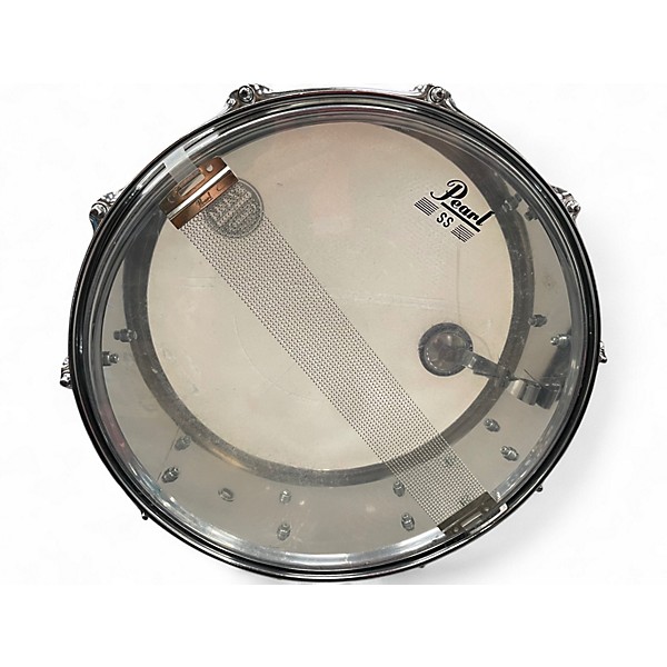 Used Pearl 14X5 Steel Snare Chrome Drum
