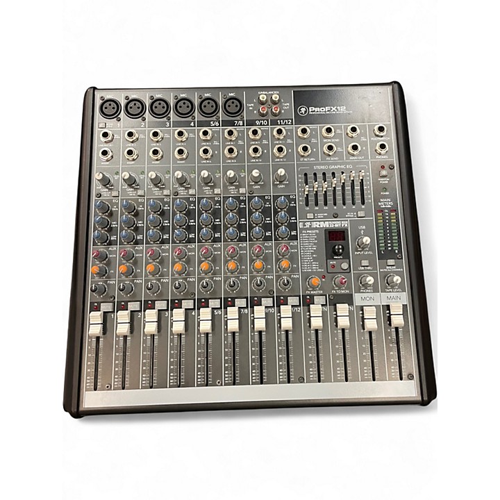 MACKIE ProFX12 本体ケーブル説明書 WW3183 Used Mackie PROFX12 Unpowered Mixer | Guitar Center