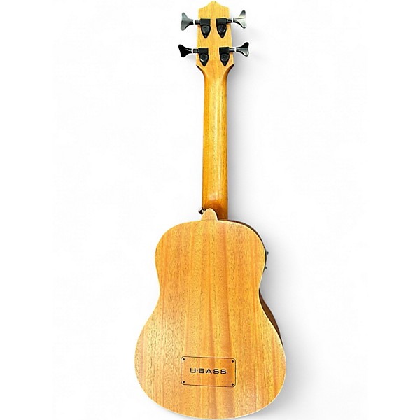 Used Kala Exotic Mahogany U-Bass Natural Acoustic Bass Guitar