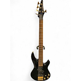 Used Samick Saturn Artist Series Black Electric Bass Guitar