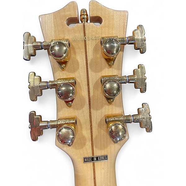 Used D'Angelico Deluxe Ebony Solid Body Electric Guitar