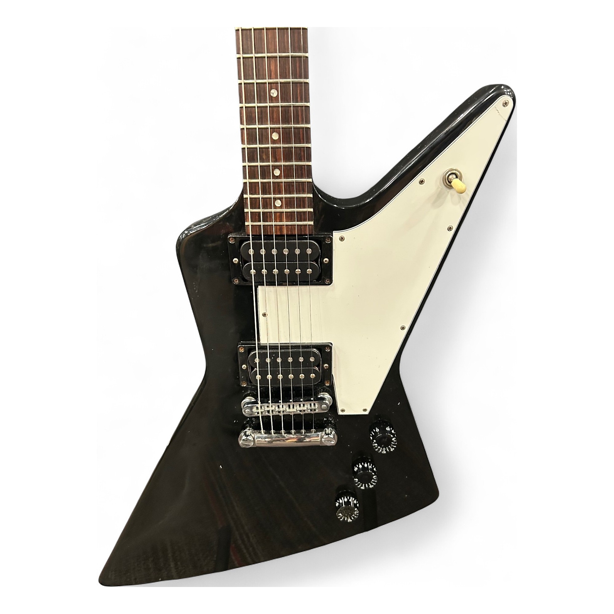 Vintage 1990 Gibson Explorer Ebony Solid Body Electric