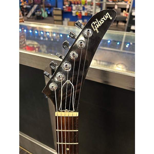 Vintage 1990 Gibson Explorer Ebony Solid Body Electric Guitar