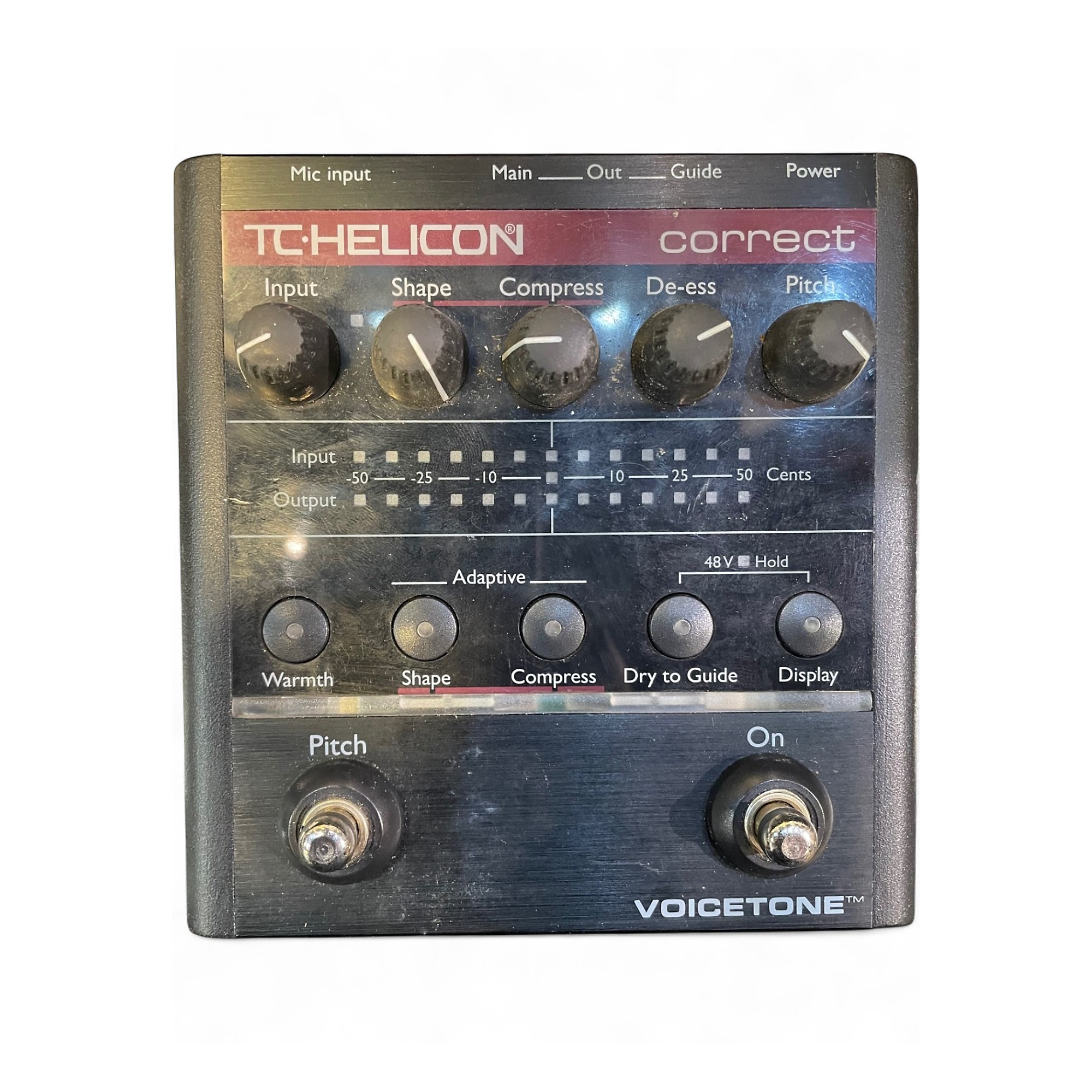 TC-HELICON Voicetone Correct エフェクター ボーカル Used TC Helicon VoiceTone Correct Vocal Processor | Guitar Center