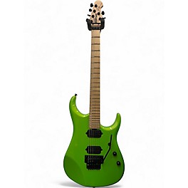 Used Ernie Ball Music Man JP16 John Petrucci Signature Axe Palace Ltd Ed Lamborghini Green Solid Body Electric Guitar