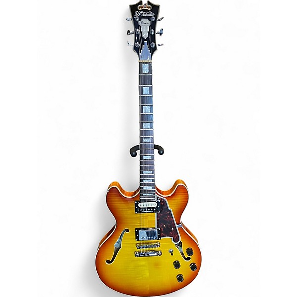 Used D'Angelico Premier Series DC 2 Color Sunburst Hollow Body Electric Guitar