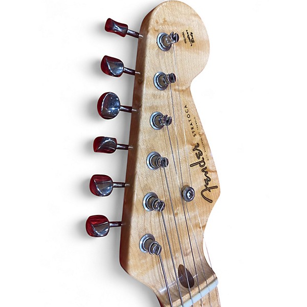 Used 1996 Fender Custom Shop 1954 Stratocaster 2 Tone Sunburst Solid Body Electric Guitar