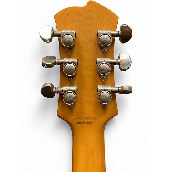 Used Agile COOL CAT Natural Hollow Body Electric Guitar