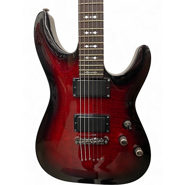 Used Schecter Guitar Research DIAMOND SERIES DEMON 6 Red to