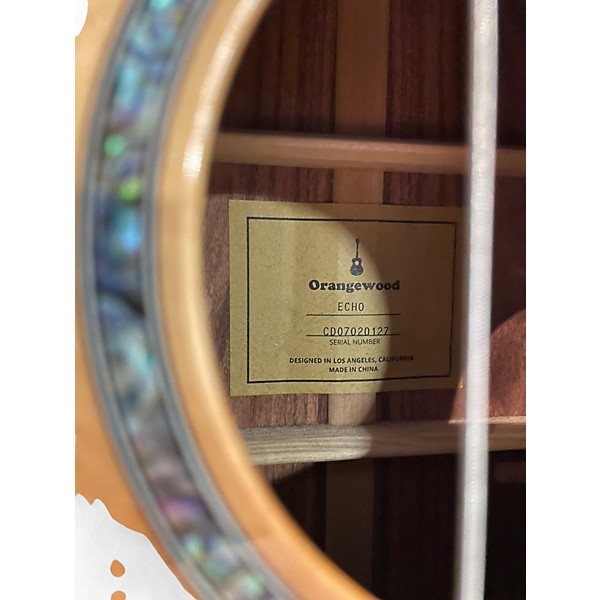 Used Orangewood Echo Natural Acoustic Guitar