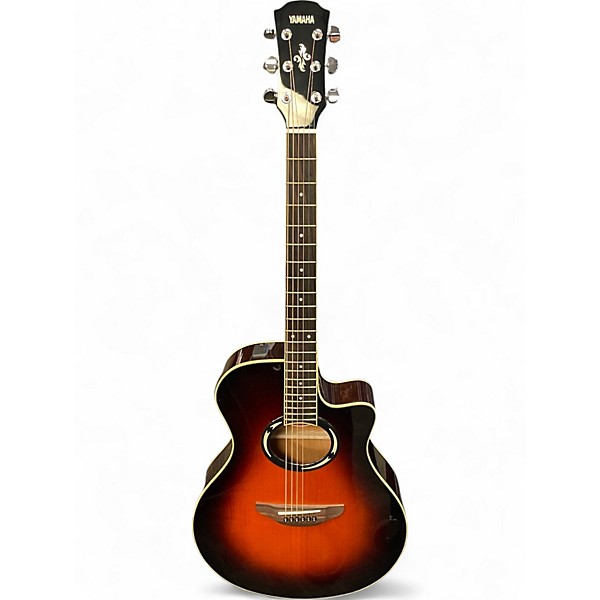 Used Yamaha APX500II 2 Color Sunburst Acoustic Electric Guitar 2