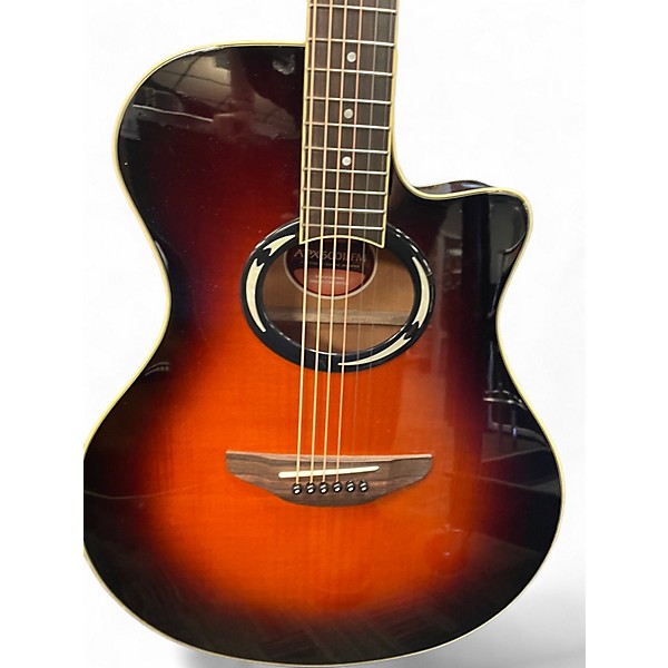 Used Yamaha APX500II 2 Color Sunburst Acoustic Electric Guitar 2