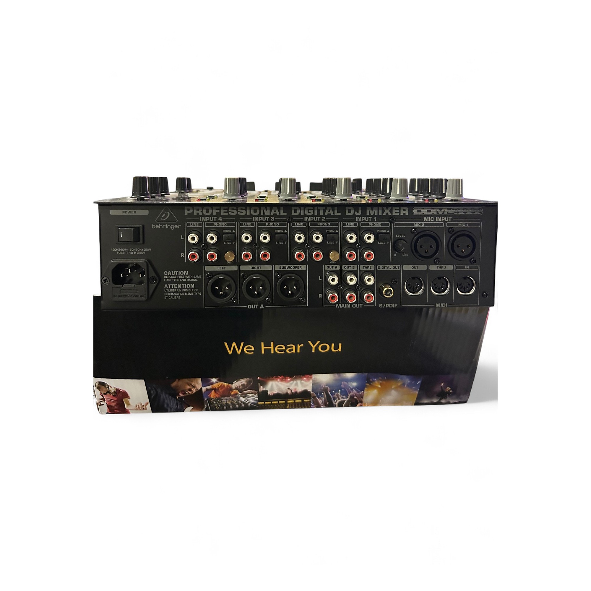 処分価格 BEHRINGER DDM4000 djミキサー 4ch Behringer DDM4000 Ultimate 5-Channel Digital DJ Mixer w