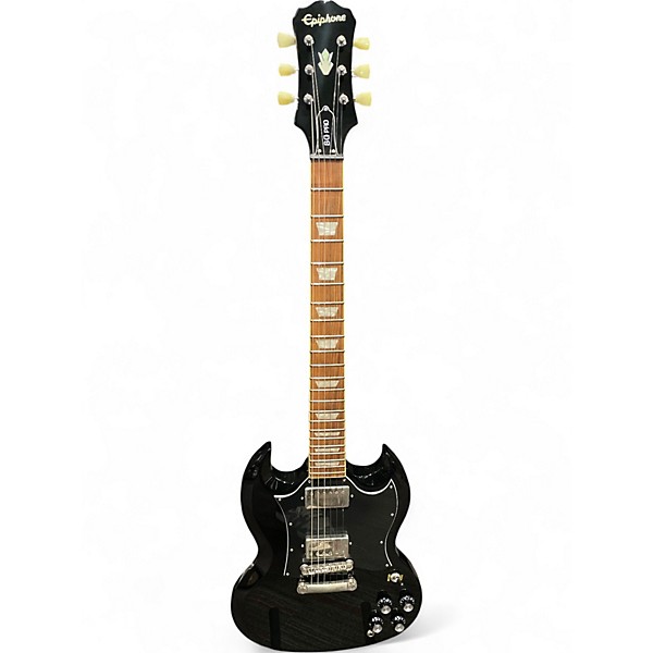 ギター Epiphone SG PRO Used Epiphone SG Pro Black Solid Body Electric Guitar Black