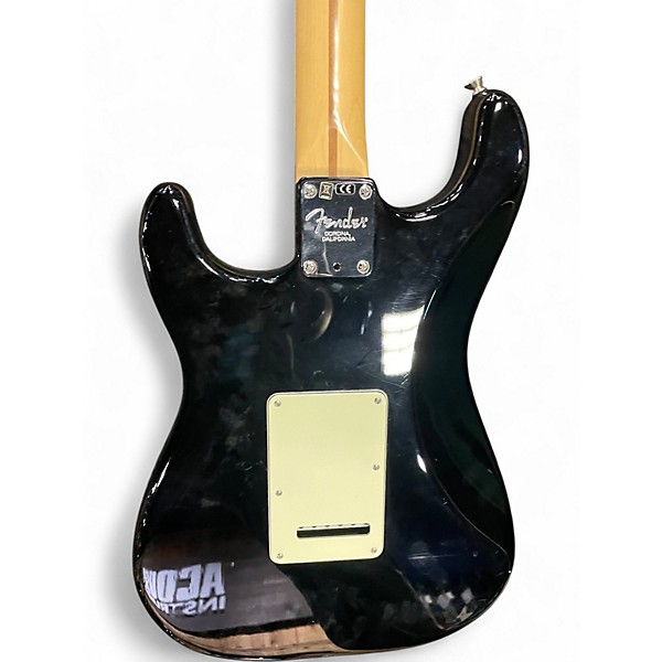 Used Fender American Professional Standard Stratocaster HSS Black Solid Body Electric Guitar
