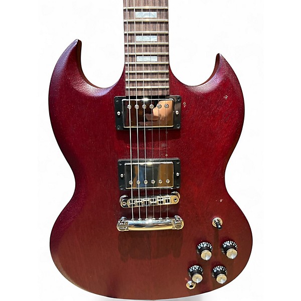 ギター Gibson USA SG FADED 2017 T worn cherry Gibson SG Faded 2017 T - Worn Cherry with Gig Bag | Sweetwater