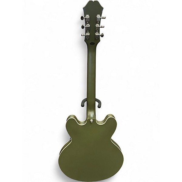 Epiphone Casino Worn Olive Drab 美品 Epiphone Archtop Casino - worn olive drab Semi-hollow