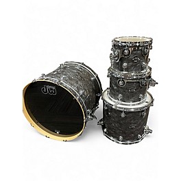 Used DW 4 Piece Performance Series Black Diamond Drum Kit