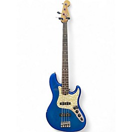 Used 1996 Fender Active Jazz Bass Blue Electric Bass Guitar