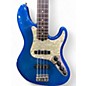 Used 1996 Fender Active Jazz Bass Blue Electric Bass Guitar
