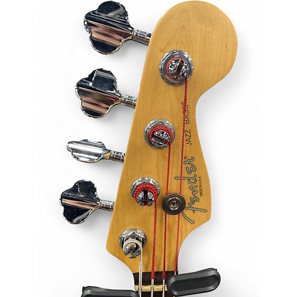 Used 1996 Fender Active Jazz Bass Blue Electric Bass Guitar
