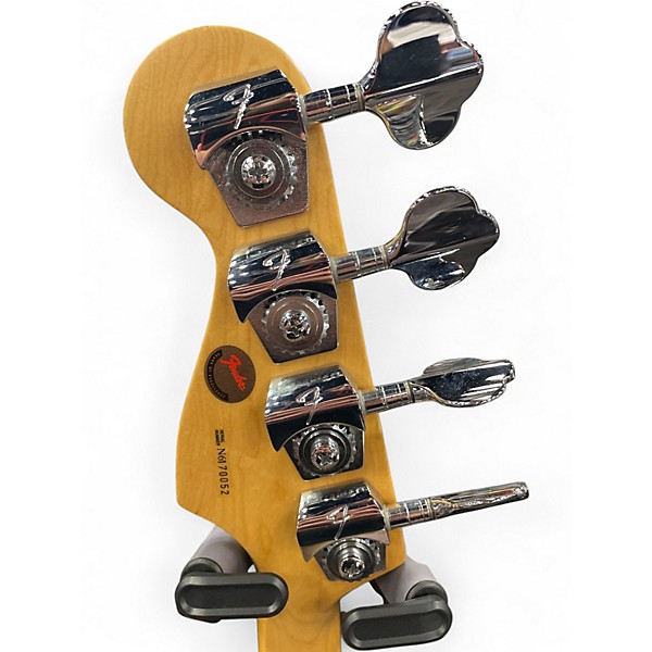 Used 1996 Fender Active Jazz Bass Blue Electric Bass Guitar