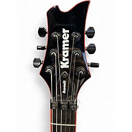 Used Kramer Assault 220 Black and Red Solid Body Electric Guitar