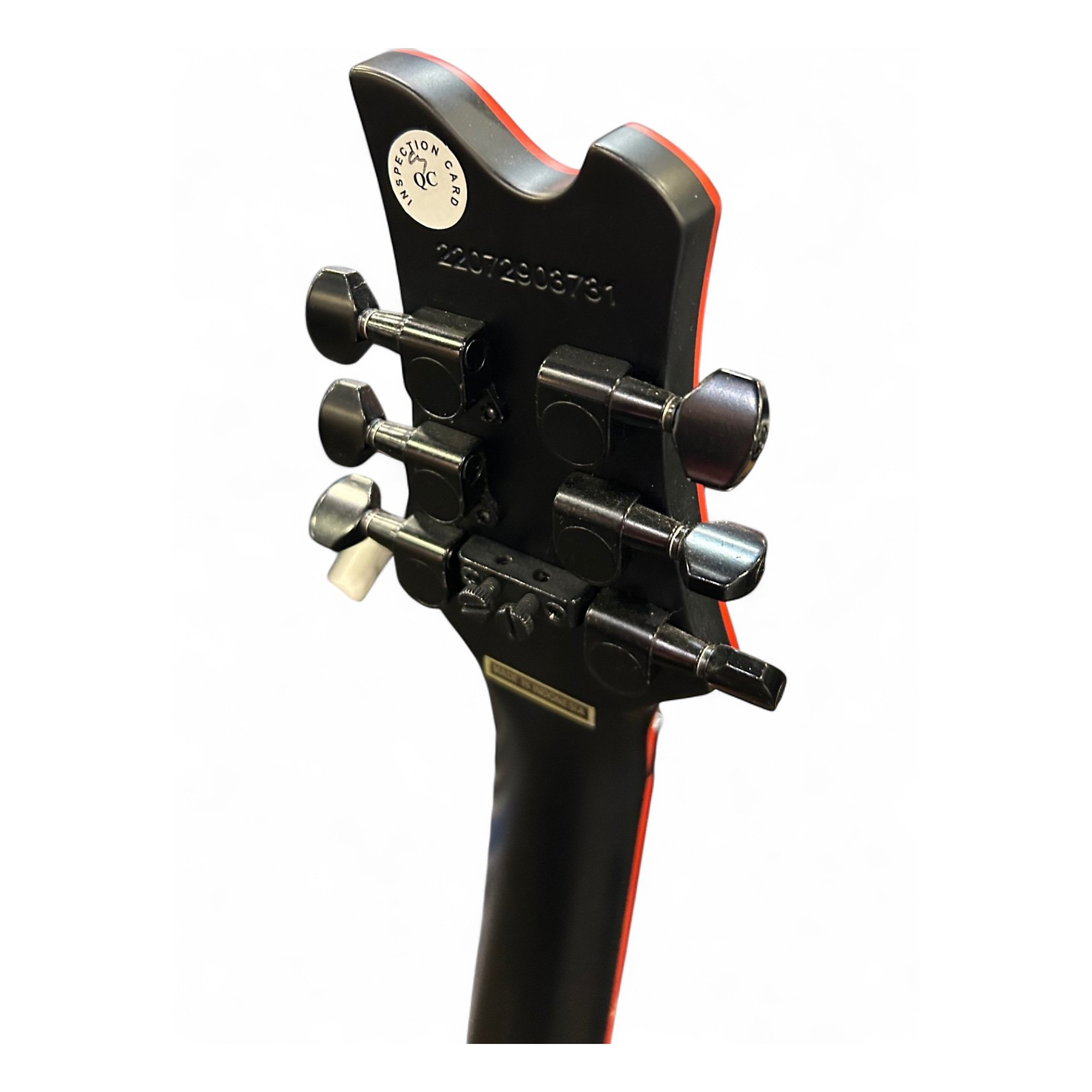 Used Kramer Assault 220 Black and Red Solid Body Electric