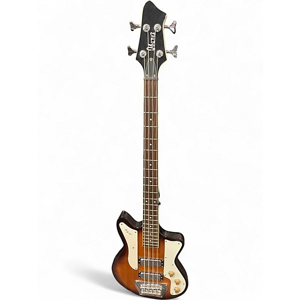 Used Ibanez JET KING 2 Color Sunburst Electric Bass Guitar