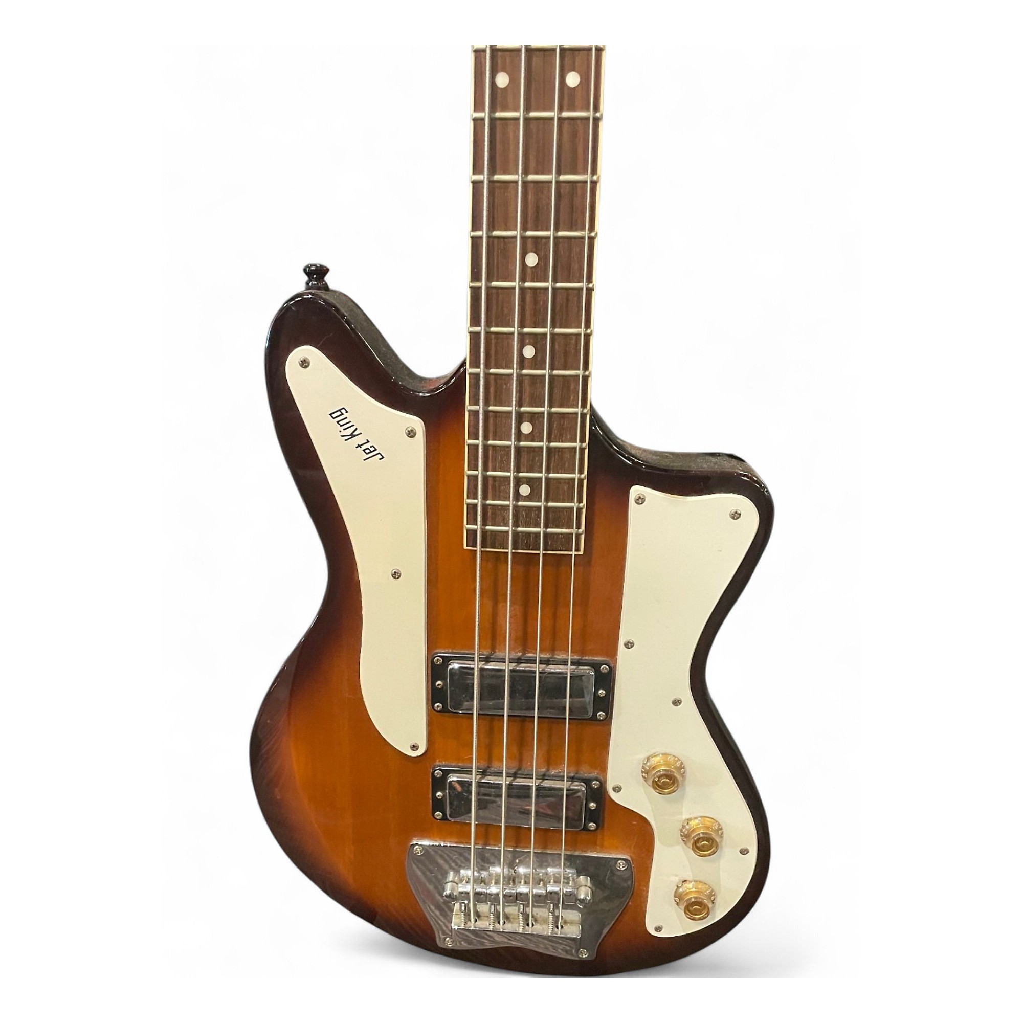 Used Ibanez JET KING 2 Color Sunburst Electric Bass Guitar 2
