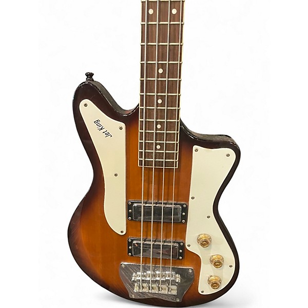 Used Ibanez JET KING 2 Color Sunburst Electric Bass Guitar 2
