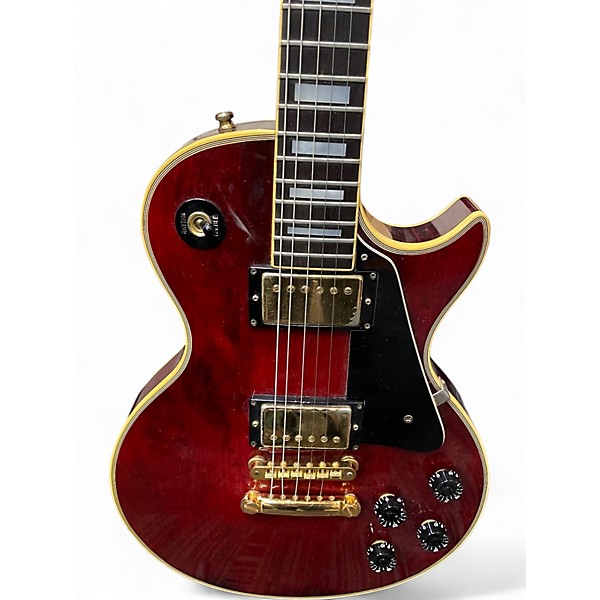 Vintage 1978 Gibson Les Paul Custom WINE RED Solid Body Electric Guitar