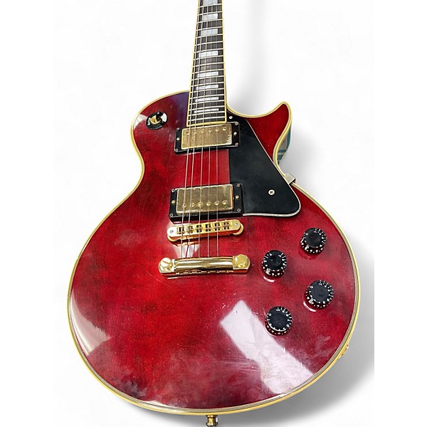 Vintage 1978 Gibson Les Paul Custom WINE RED Solid Body Electric Guitar
