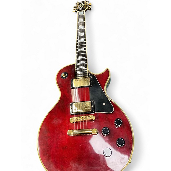 Vintage 1978 Gibson Les Paul Custom WINE RED Solid Body Electric Guitar