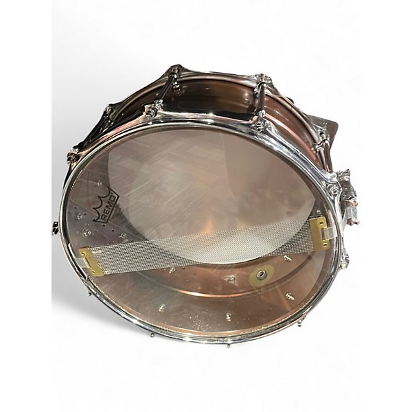Used Pork Pie USA 14in 14x6.5 Brass Shell Snare Brass Drum