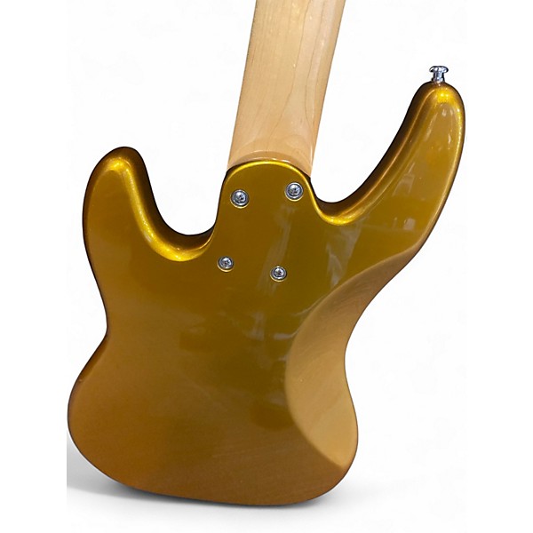 Used Fad corona P5 Gold Electric Bass Guitar