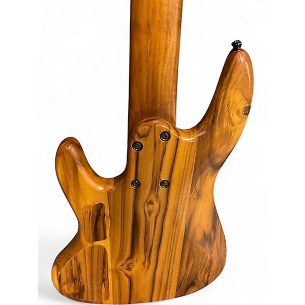 Used Fad SR custom fretless Natural Electric Bass Guitar