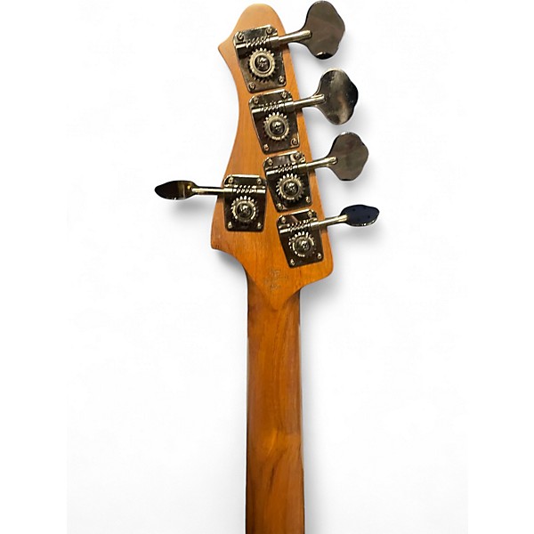 Used Fad SR custom fretless Natural Electric Bass Guitar