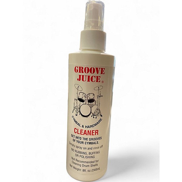 Used Groove Juice Brand New Bottle Cymbal Cleaner