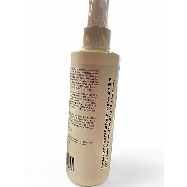 Used Groove Juice Brand New Bottle Cymbal Cleaner