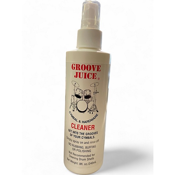 Used Groove Juice Brand New Bottle Cymbal Cleaner