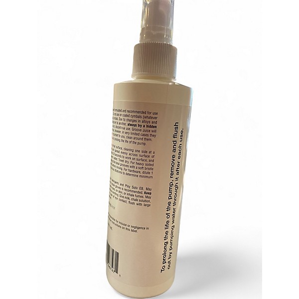 Used Groove Juice Brand New Bottle Cymbal Cleaner