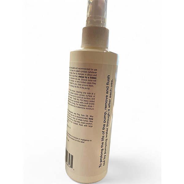 Used Groove Juice Brand New Bottle Cymbal Cleaner
