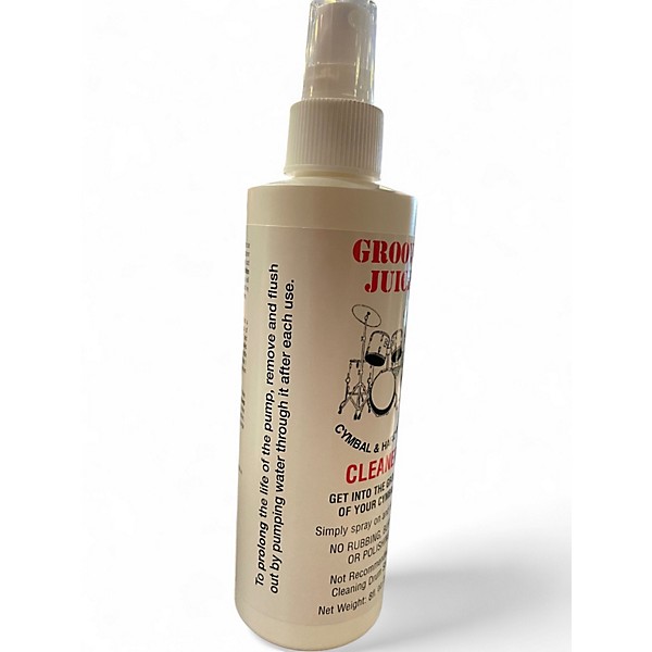 Used Groove Juice Brand New Bottle Cymbal Cleaner
