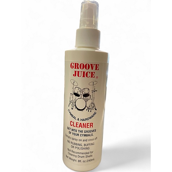 Used Groove Juice Brand New Bottle Cymbal Cleaner
