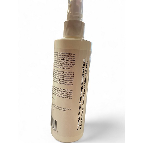 Used Groove Juice Brand New Bottle Cymbal Cleaner