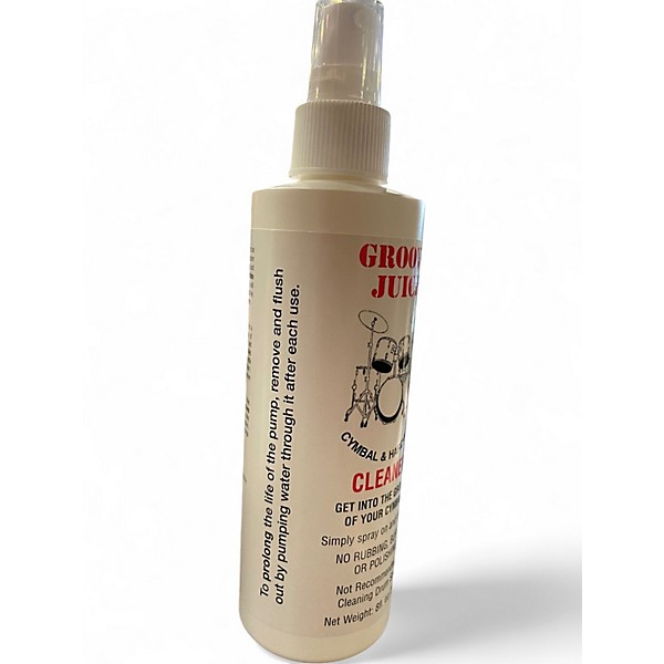 Used Groove Juice Brand New Bottle Cymbal Cleaner