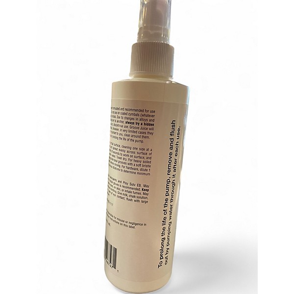 Used Groove Juice Brand New Bottle Cymbal Cleaner
